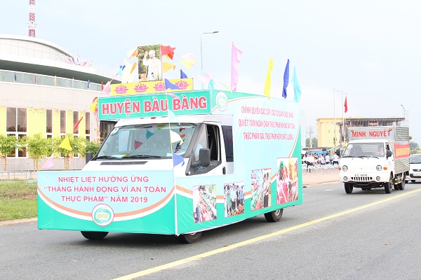 Ban Chỉ đạo các chương trình Mục tiêu Y tế - Dân số huyện Bàu Bàng phát động “tháng hành động vì an toàn thực phẩm” năm 2019