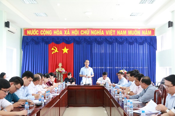 Ban Văn hóa - Xã hội HĐND tỉnh giám sát kết quả thực hiện Nghị quyết 22 ngày 03/10/2012 của HĐND tỉnh tại huyện Bàu Bàng