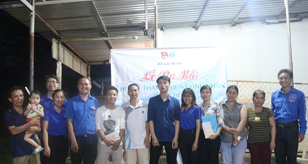 Ủy ban LHTN xã Lai Hưng tổ chức thành lập Chi hội Thanh niên công nhân Minh Hoài