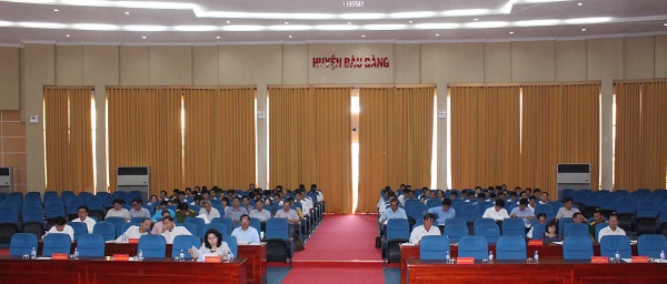 Huyện ủy Bàu Bàng tổ chức Hội nghị Ban Chấp hành Đảng bộ huyện lần thứ 27 – khóa XI (mở rộng)