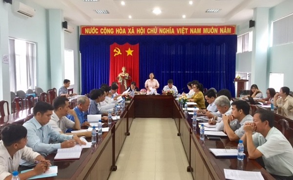 Hội Nông dân tỉnh kiểm tra Phong trào Nông dân sản xuất kinh doanh giỏi (SXKDG) tại huyện Bàu Bàng