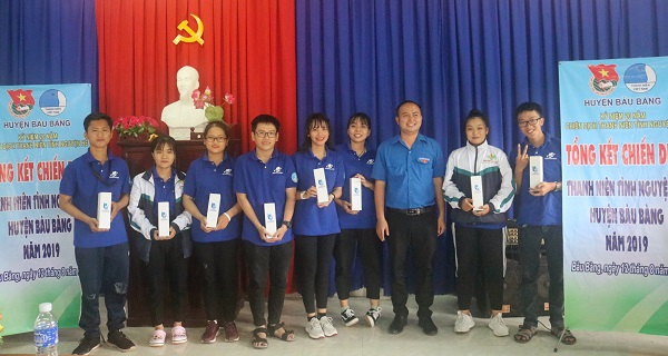 Huyện Đoàn Bàu Bàng tổ chức tổng kết chiến dịch Thanh niên tình nguyện hè năm 2019