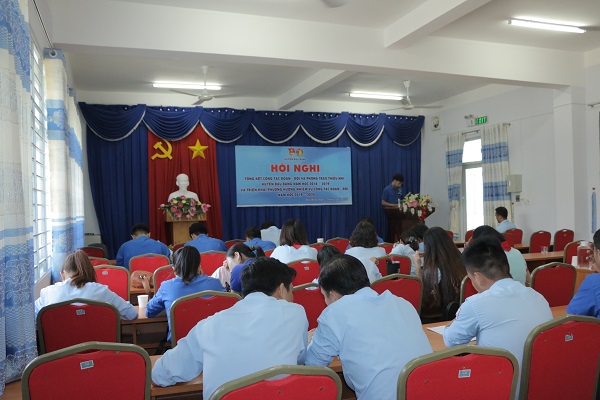 Hội nghị tổng kết công tác đoàn - đội và phong trào thiếu nhi huyện Bàu Bàng năm học 2018-2019