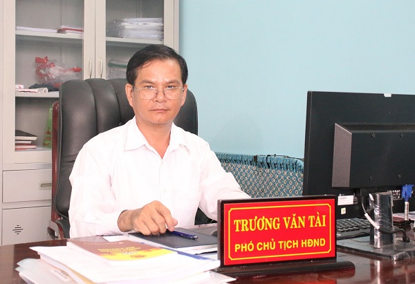 Ông Trương Văn Tài - UVTV, Phó Chủ tịch HĐND huyện (Ảnh: Hoàng Tú)