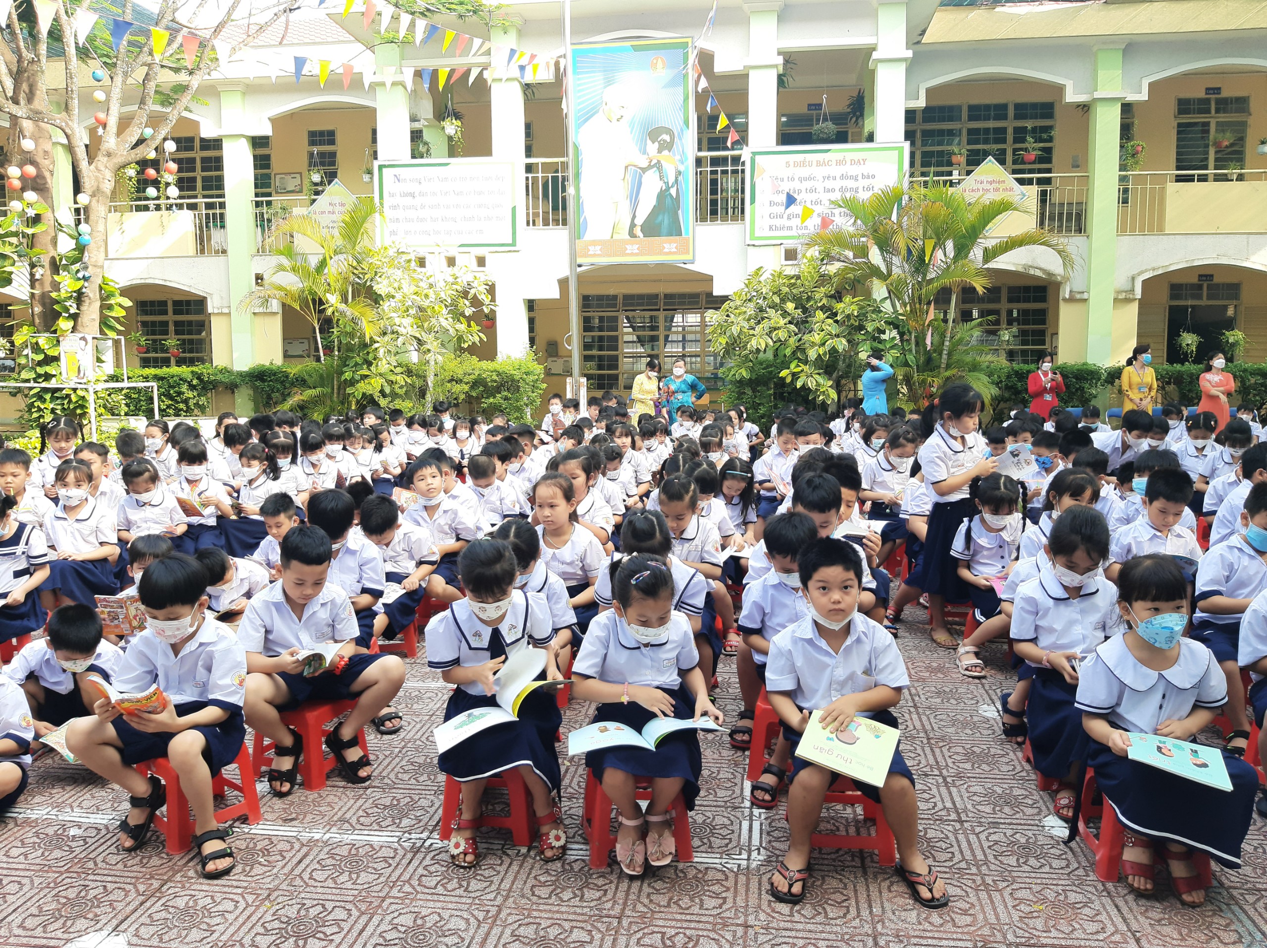 Toàn cảnh "Ngày hội đọc sách" huyện Bàu Bàng năm 2022