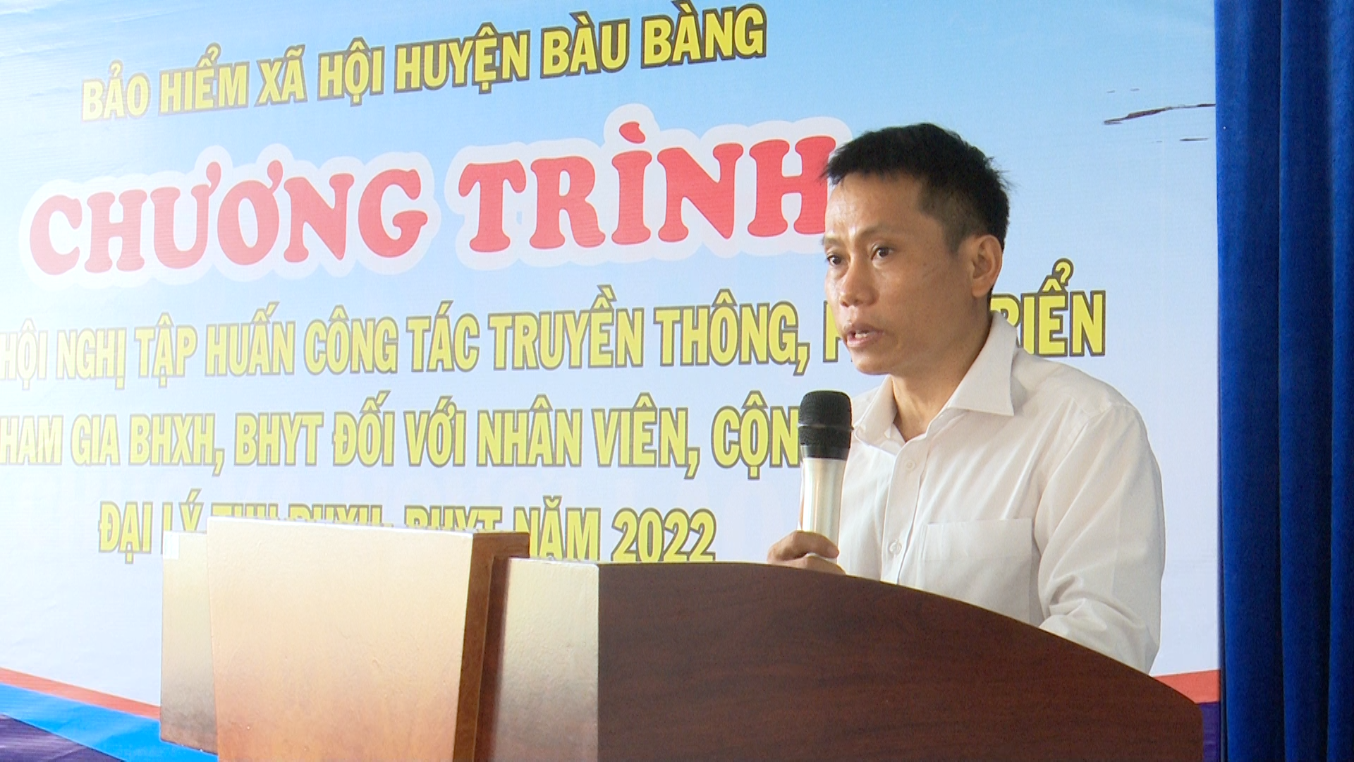 Ông Lê Thanh Hồng - Giám đốc BHXH huyện 