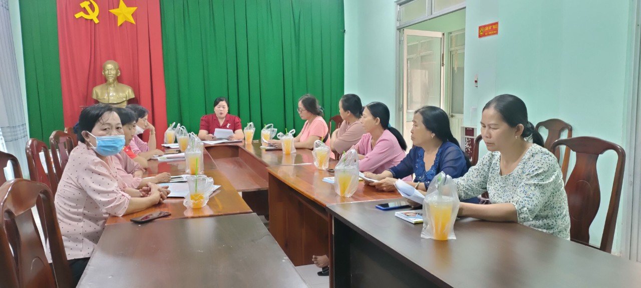 Hội LHPN xã Tân Hưng Tổ chức họp Ban Chấp Hành Mở Rộng và Sơ kết công tác Hội 6 tháng đầu năm 2022