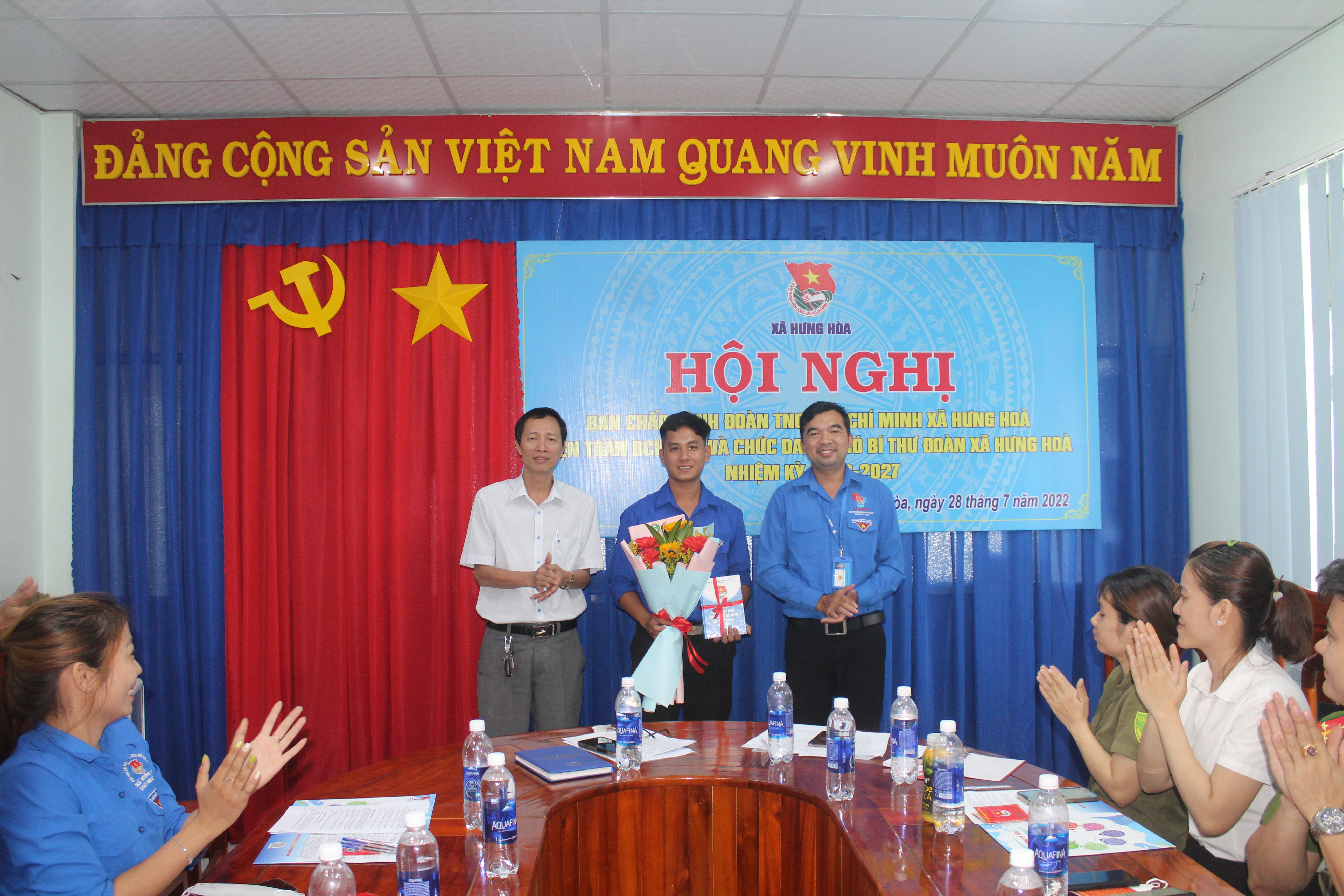 Hội nghị bầu bổ sung BCH, BTV, chức danh phó bí thư Đoàn TNCS Hồ Chí Minh xã Hưng Hoà, nhiệm kỳ 2022 - 2027.