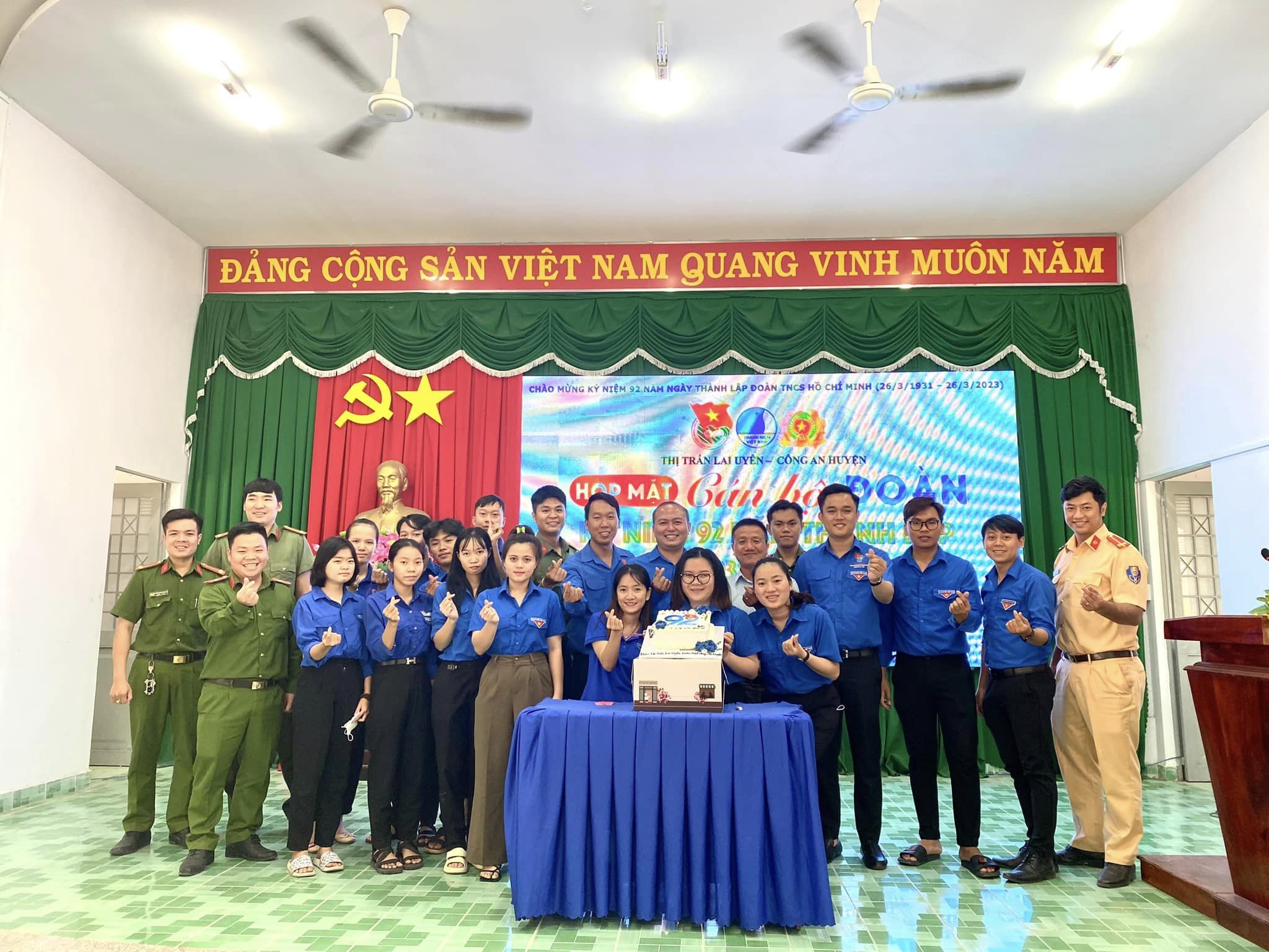 Đoàn thanh niên thị trấn Lai Uyên họp mặt Kỷ niệm 92 năm Ngày thành lập Đoàn TNCS Hồ Chí Minh (26/3/1931 – 26/3/2023)