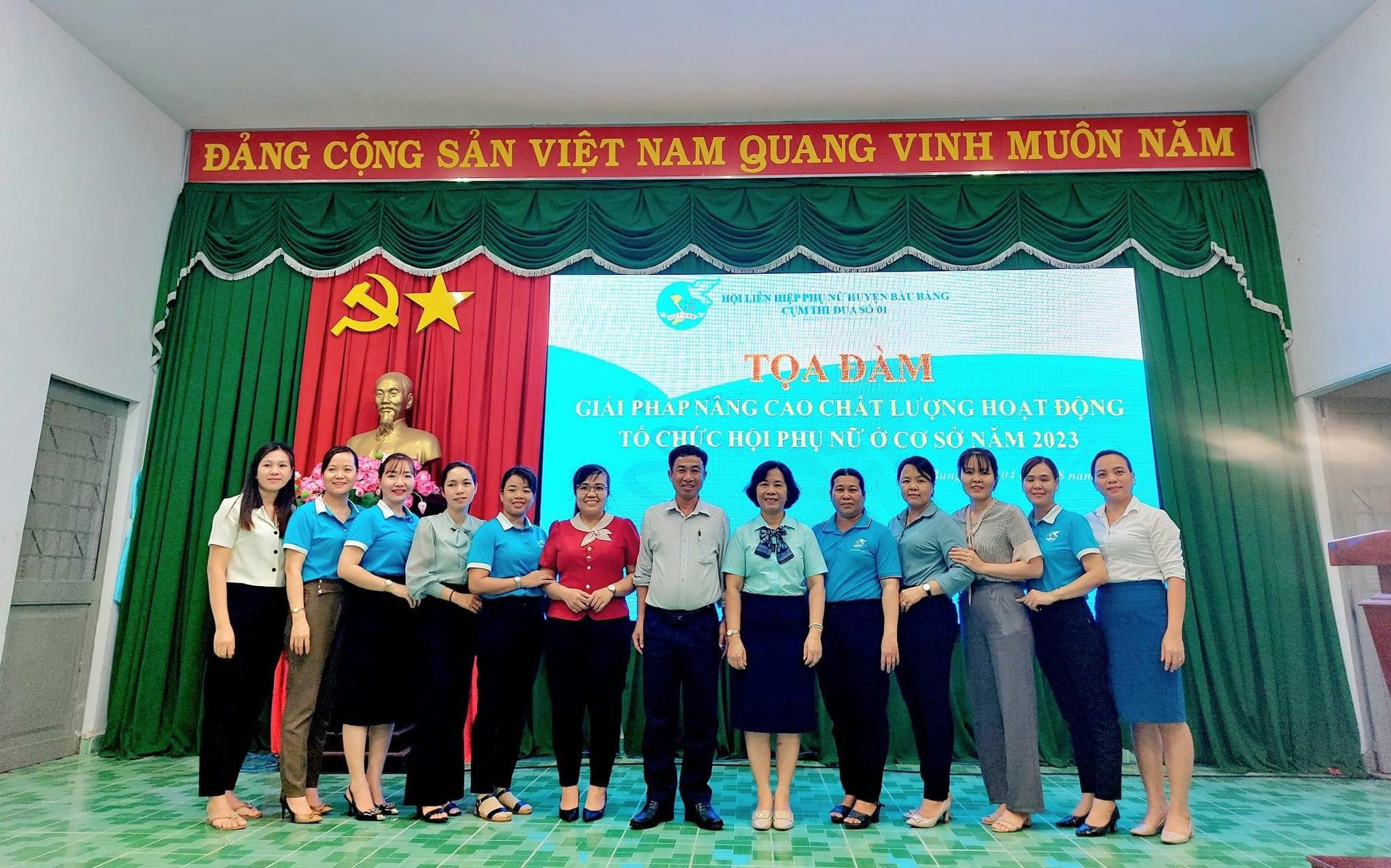 Hội LHPN thị trấn Lai Uyên tổ chức Tọa đàm “Giải pháp nâng cao chất lượng hoạt động tổ chức Hội phụ nữ cơ sở” năm 2023