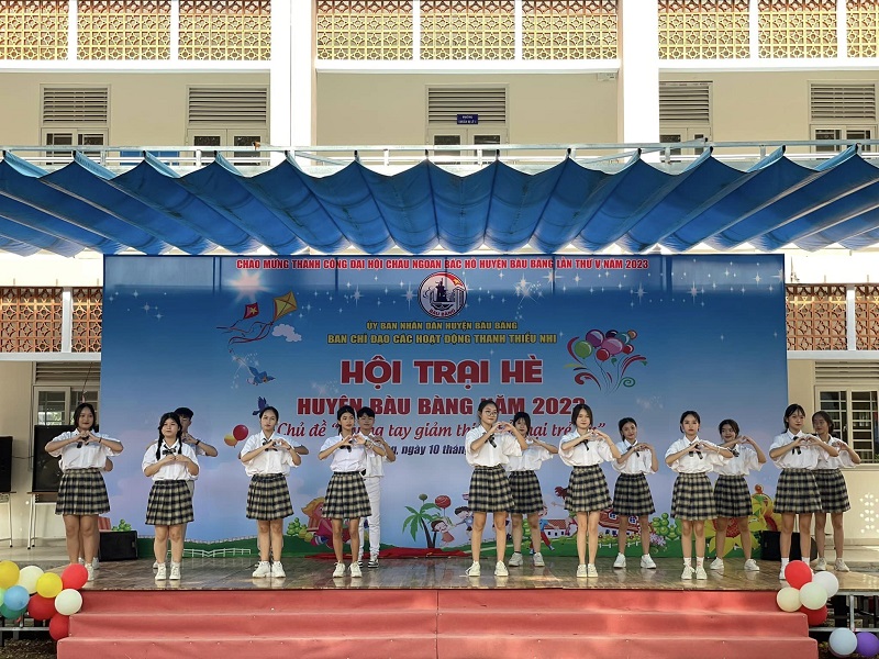 Hội trại hè huyện Bàu Bàng năm 2023 diễn ra với nhiều hoạt động ý nghĩa.