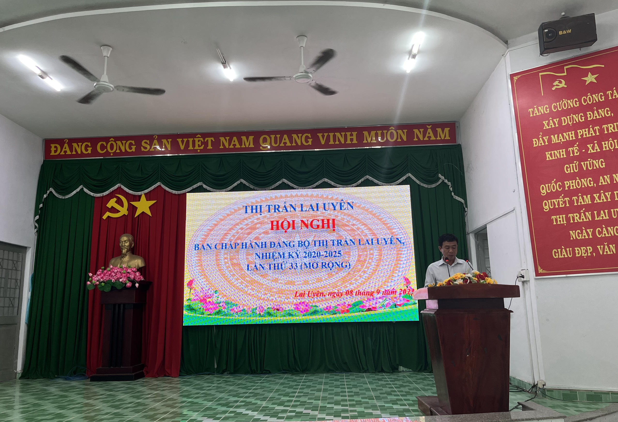Hội nghị Ban Chấp hành Đảng bộ thị trấn Lai Uyên (mở rộng)