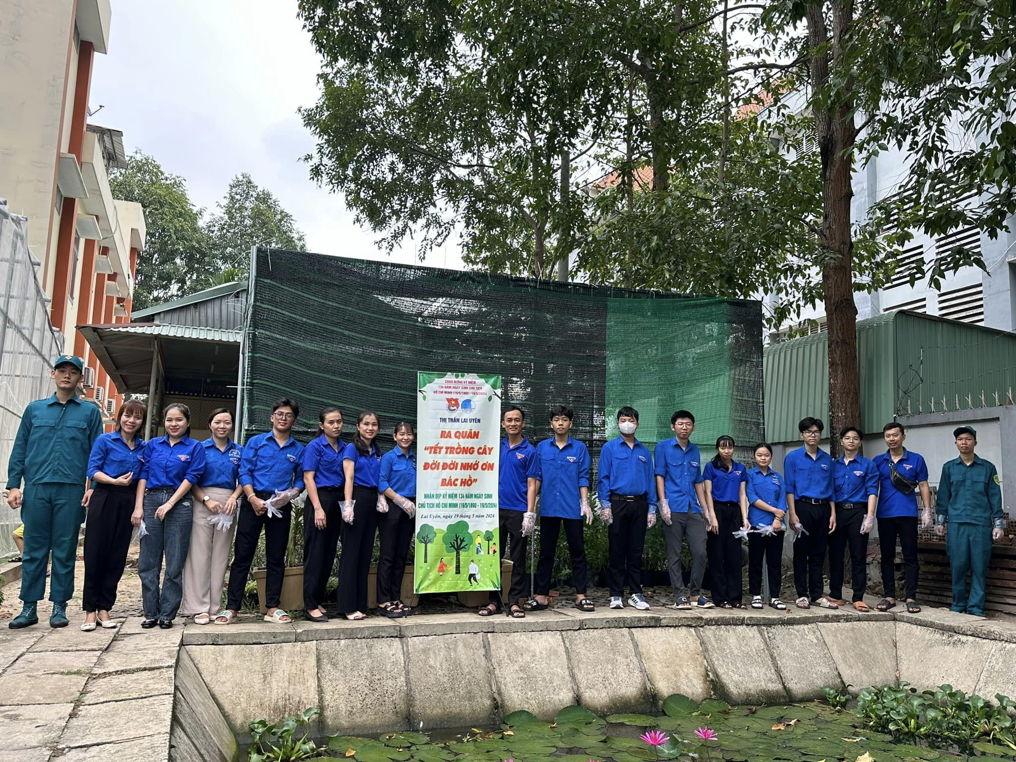 Đoàn Thanh niên thị trấn Lai Uyên tổ chức “Tết trồng cây đời đời nhớ ơn Bác Hồ”