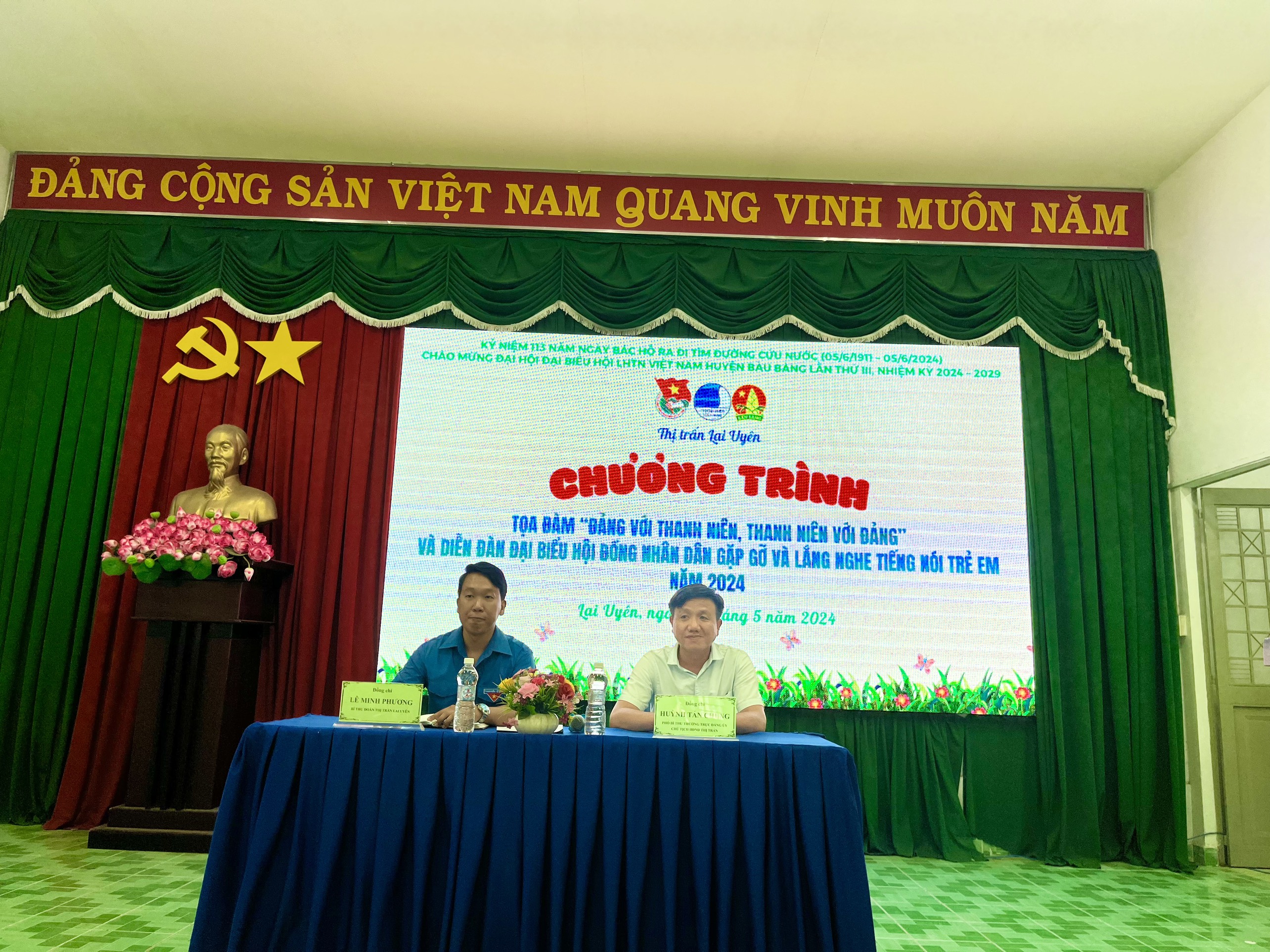 Diễn đàn “Đại biểu HĐND lắng nghe tiếng nói trẻ em” thị trấn Lai Uyên năm 2024