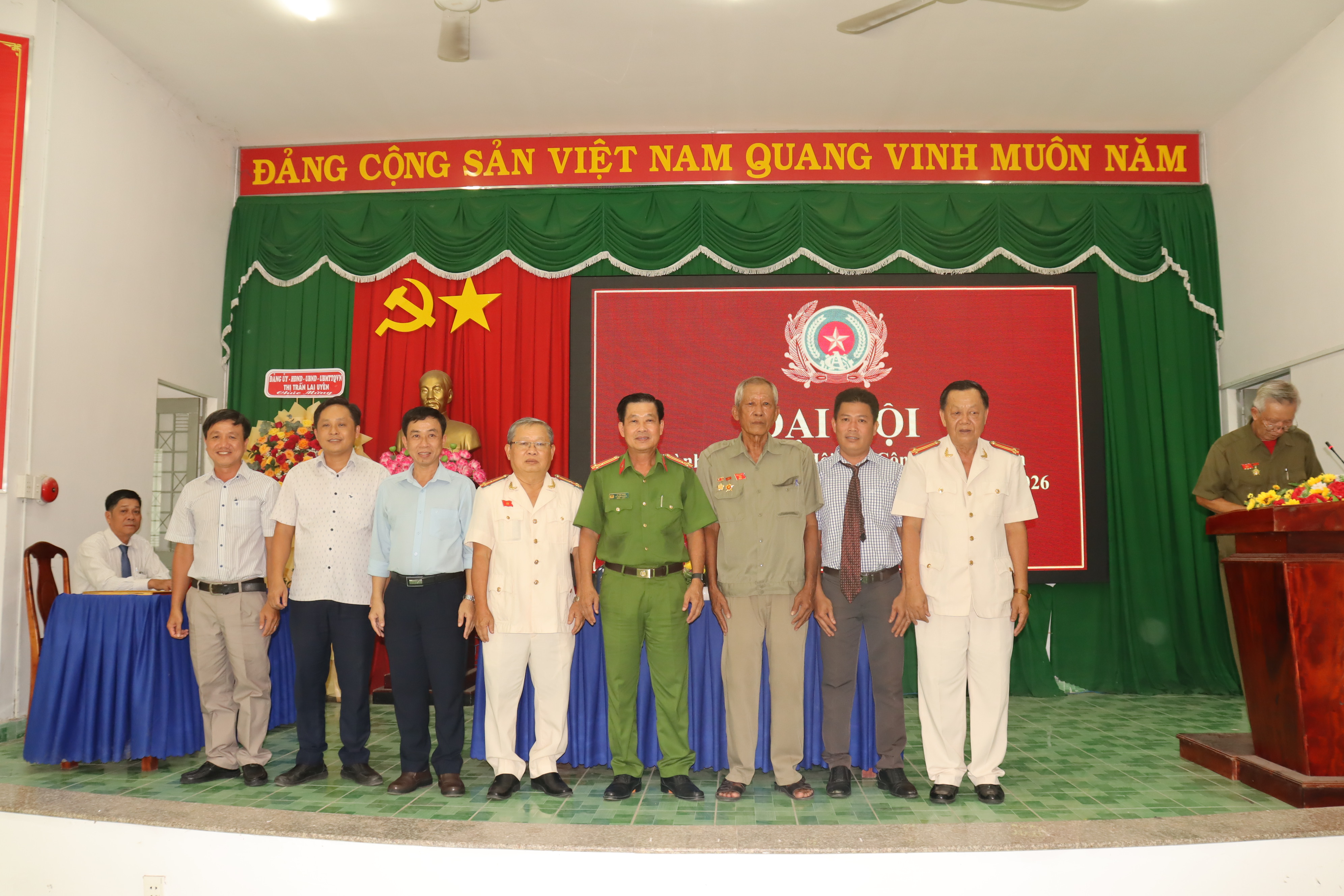 Đại hội thành lập Chi hội Cựu Công an nhân dân thị trấn Lai Uyên