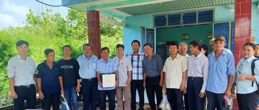 Tiếp Đoàn tham quan mô hình nông nghiệp có chế biến đạt OCOP tại xã Lai Hưng