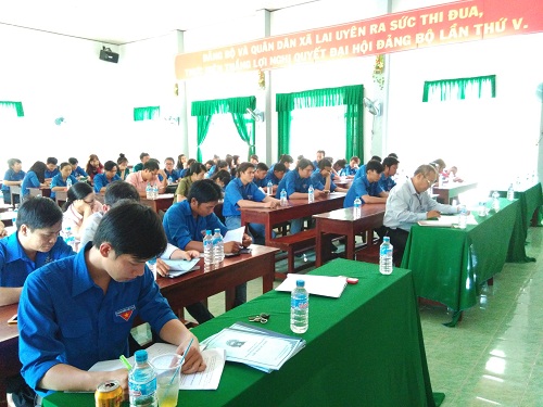 Đoàn xã Lai Uyên tổ chức Hội nghị tổng kết công tác Đoàn – Hội và phong trào thanh thiếu nhi xã Lai Uyên năm 2015