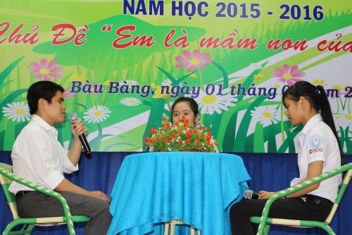 Tổ chức chương trình thắp sáng ước mơ thanh thiếu nhi huyện Bàu Bàng năm 2015-2016