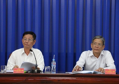 Huyện Bàu Bàng tổ chức họp giao ban tháng 02/2016