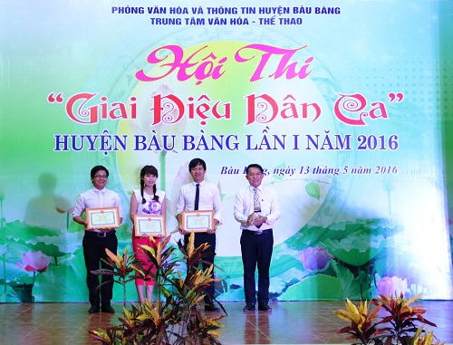 Hội thi giai điệu dân ca huyện Bàu Bàng lần thứ I năm 2016