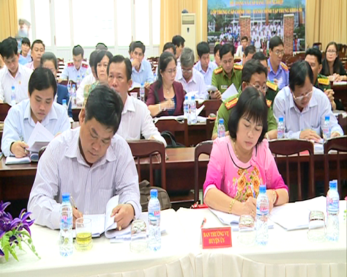 Hội nghị Ban Chấp hành Đảng bộ huyện Bàu Bàng lần thứ tám (mở rộng)