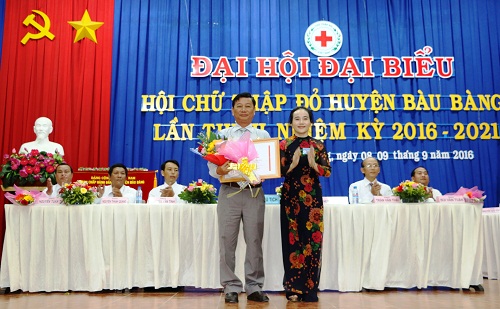 Đại hội Đại biểu Hội Chữ thập đỏ huyện Bàu Bàng lần thứ 2 nhiệm kỳ 2016 – 2021