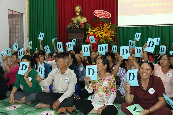 Hội Liên hiệp Phụ nữ huyện Bàu Bàng tổ chức hội thi “tổ trưởng tổ tiết kiệm và vay vốn